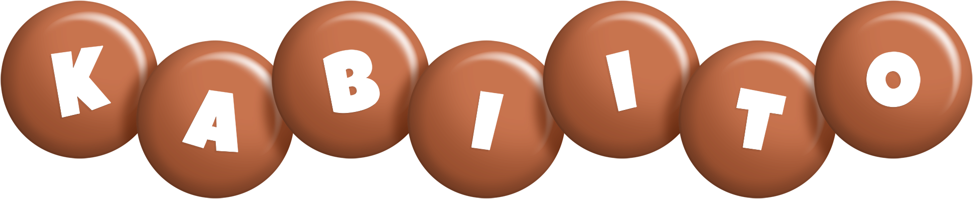Kabiito candy-brown logo
