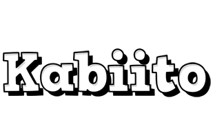 Kabiito snowing logo