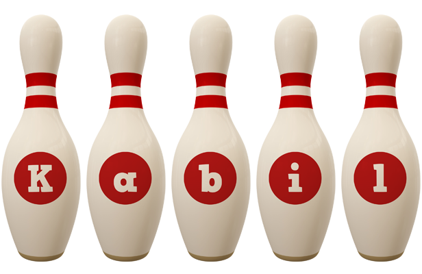 Kabil bowling-pin logo