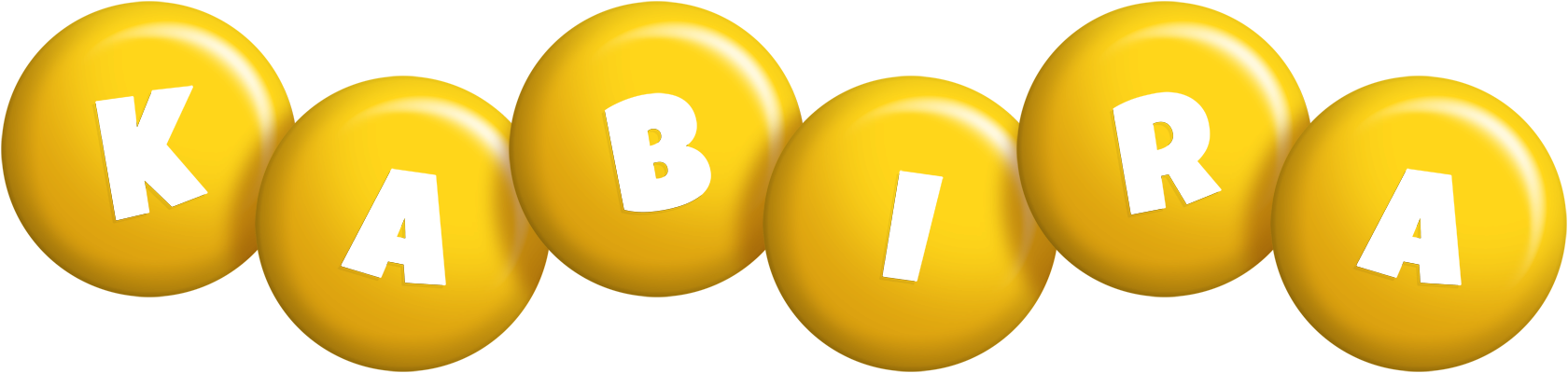 Kabira candy-yellow logo