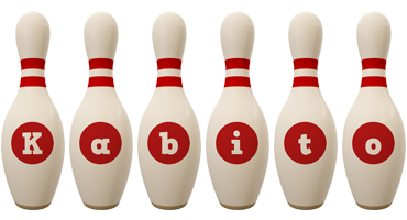 Kabito bowling-pin logo