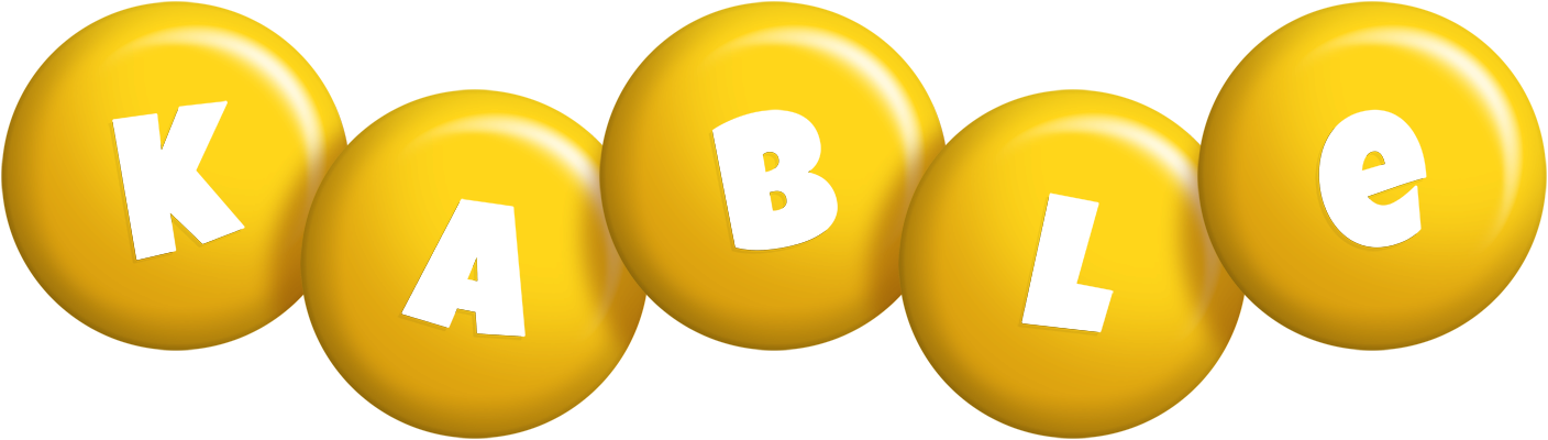 Kable candy-yellow logo
