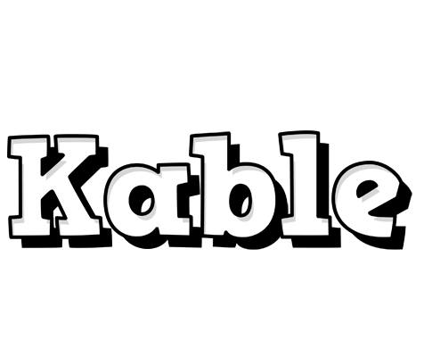 Kable snowing logo