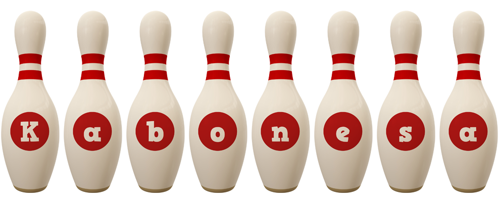 Kabonesa bowling-pin logo