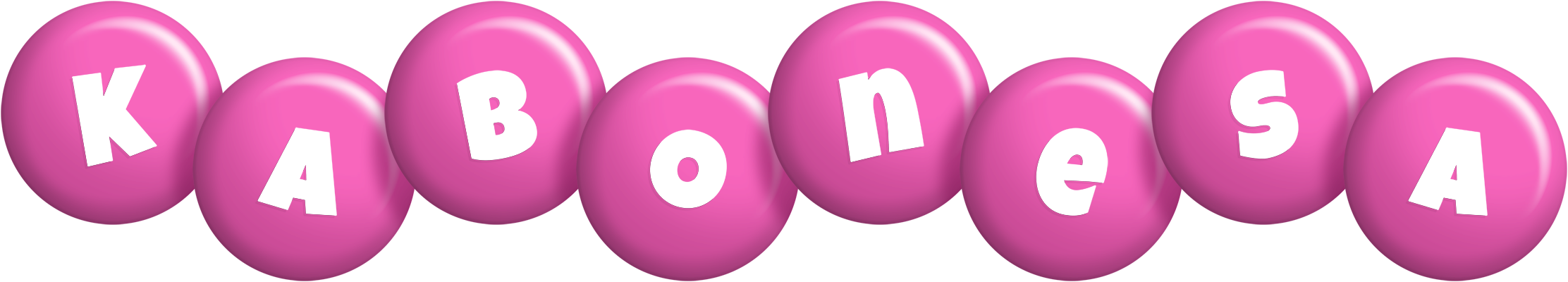 Kabonesa candy-pink logo