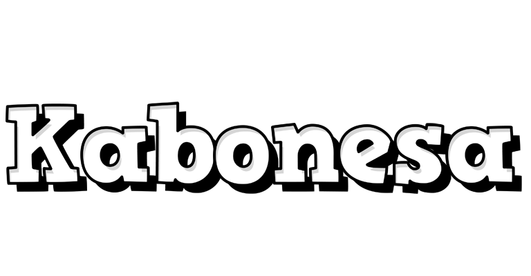 Kabonesa snowing logo