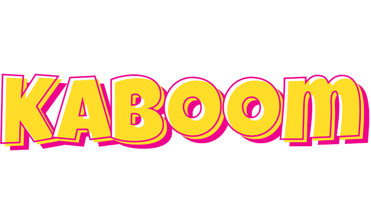 KABOOM logo effect. Colorful text effects in various flavors. Customize your own text here: https://www.textgiraffe.com/logos/kaboom/