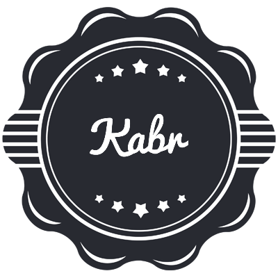 Kabr badge logo