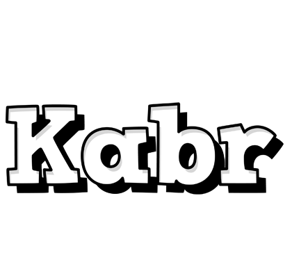 Kabr snowing logo