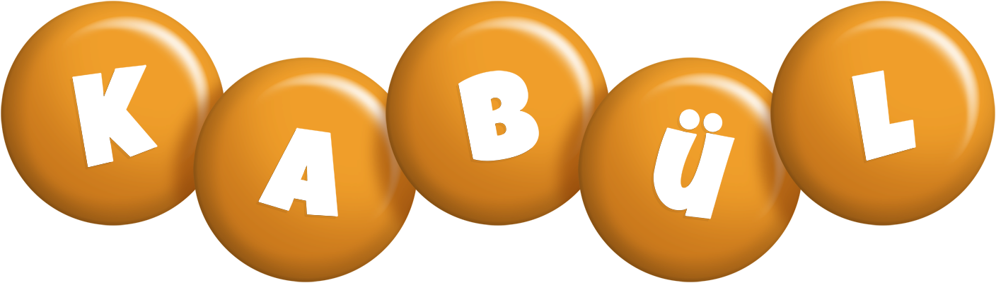 Kabül candy-orange logo