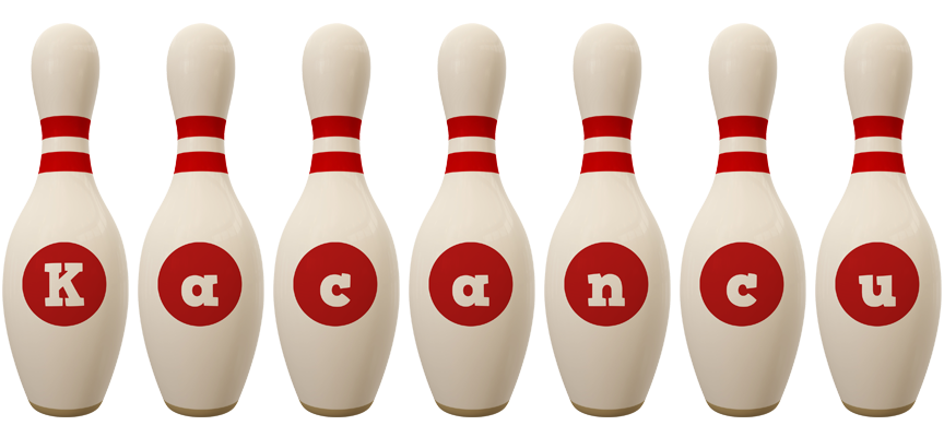 Kacancu bowling-pin logo