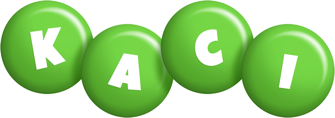 Kaci candy-green logo
