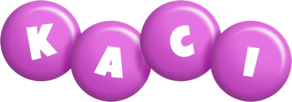 Kaci candy-purple logo