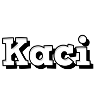 Kaci snowing logo