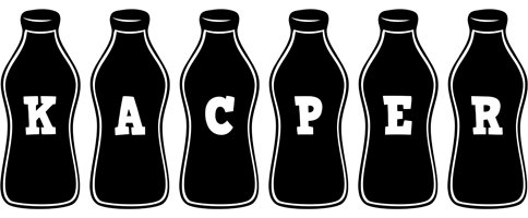 Kacper bottle logo
