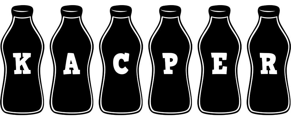 Kacper bottle logo