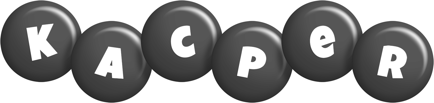 Kacper candy-black logo