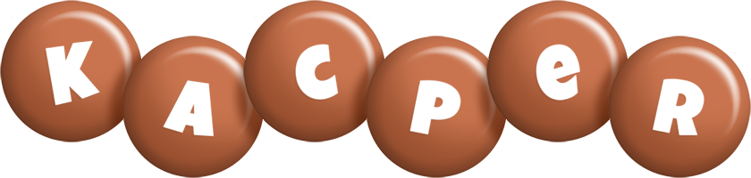 Kacper candy-brown logo