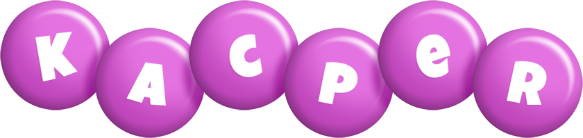 Kacper candy-purple logo