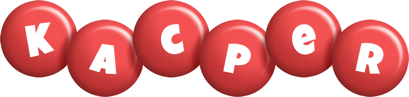 Kacper candy-red logo