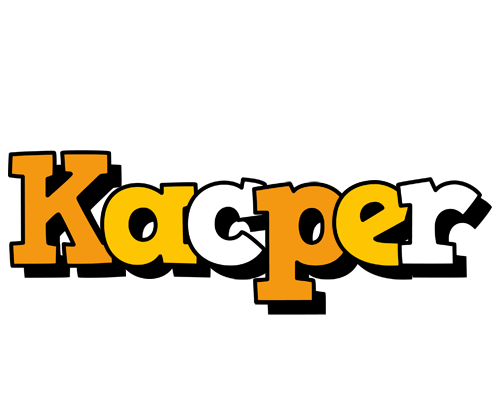 Kacper cartoon logo