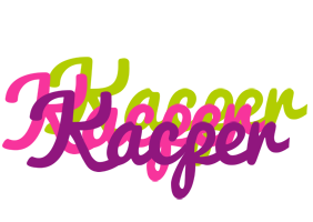 Kacper flowers logo