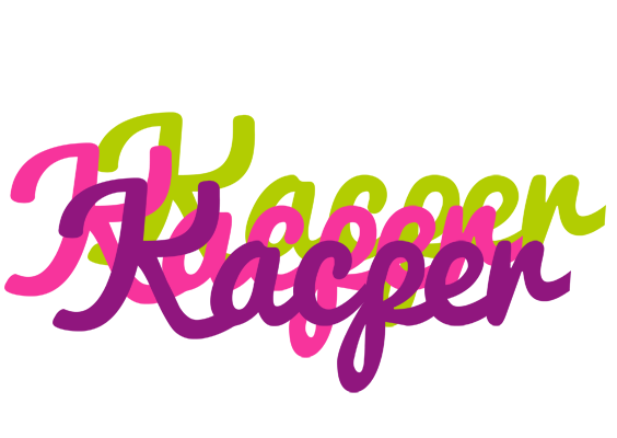 Kacper flowers logo