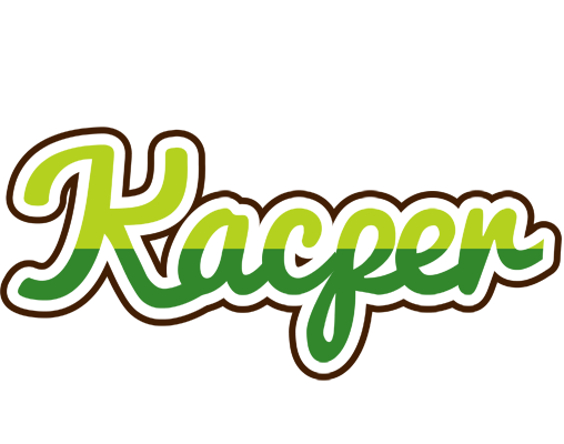 Kacper golfing logo