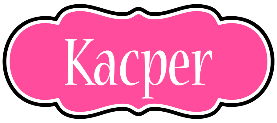 Kacper invitation logo