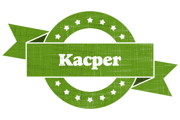 Kacper natural logo
