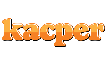 Kacper orange logo