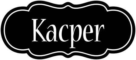 Kacper welcome logo