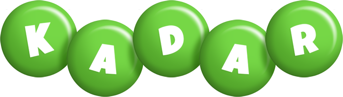 Kadar candy-green logo