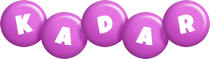 Kadar candy-purple logo