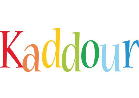 Kaddour birthday logo