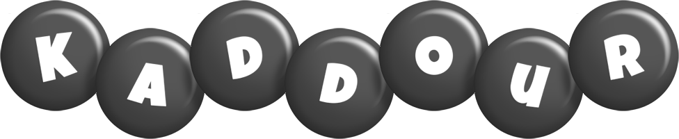 Kaddour candy-black logo