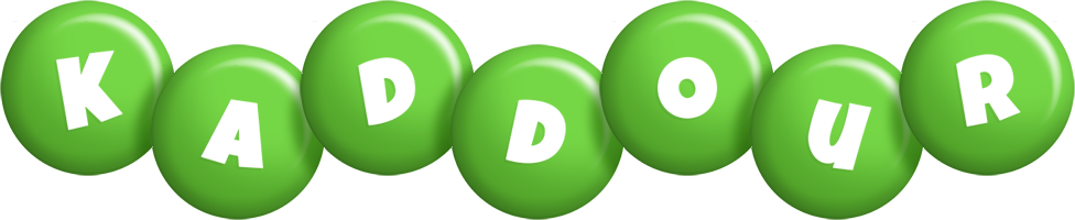 Kaddour candy-green logo