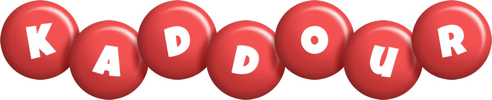 Kaddour candy-red logo