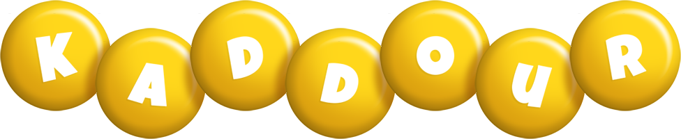Kaddour candy-yellow logo