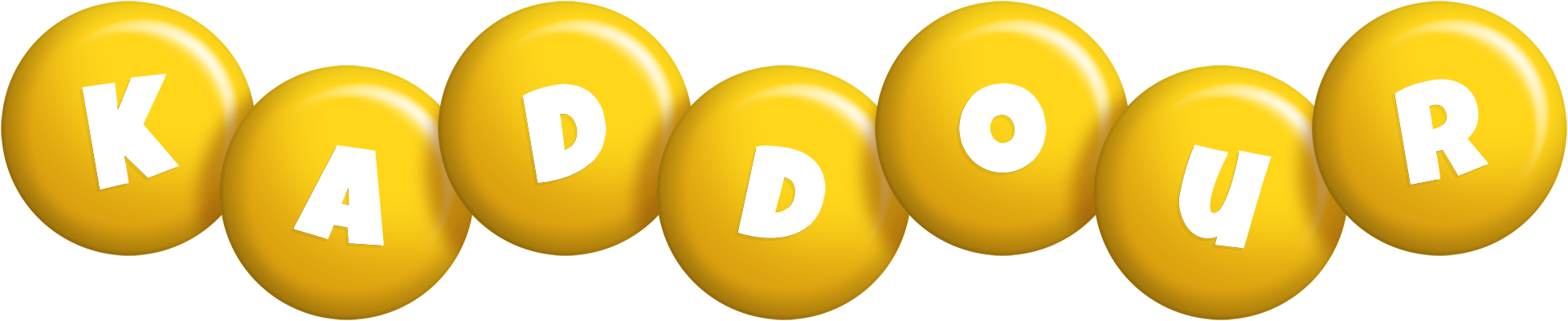 Kaddour candy-yellow logo