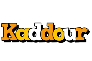 Kaddour cartoon logo