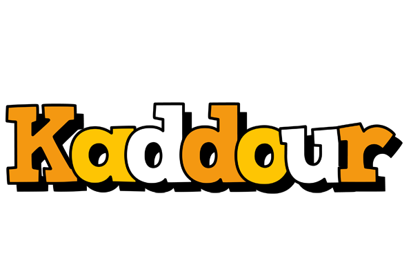 Kaddour cartoon logo