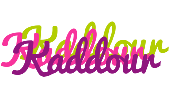 Kaddour flowers logo
