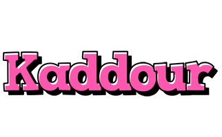 Kaddour girlish logo