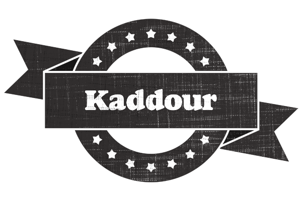 Kaddour grunge logo
