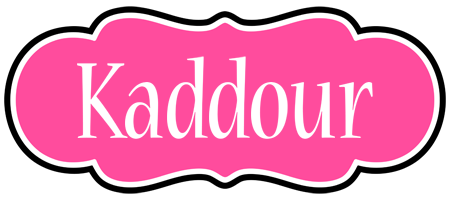 Kaddour invitation logo