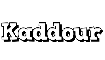 Kaddour snowing logo