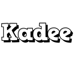 Kadee snowing logo