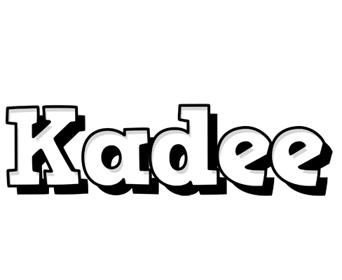 Kadee snowing logo
