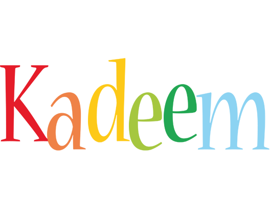 Kadeem birthday logo